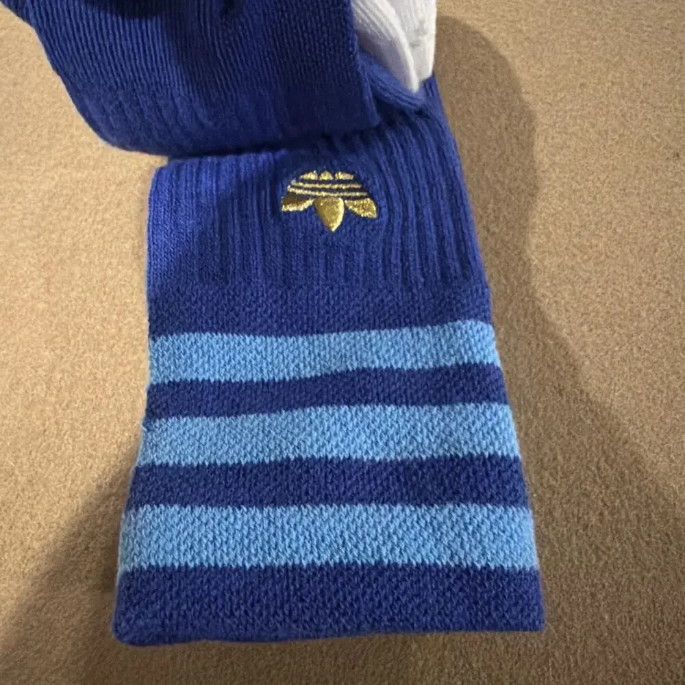 Adidas Originals Unisex Argentina Soccer Colorway Roller Crew Socks - Size L